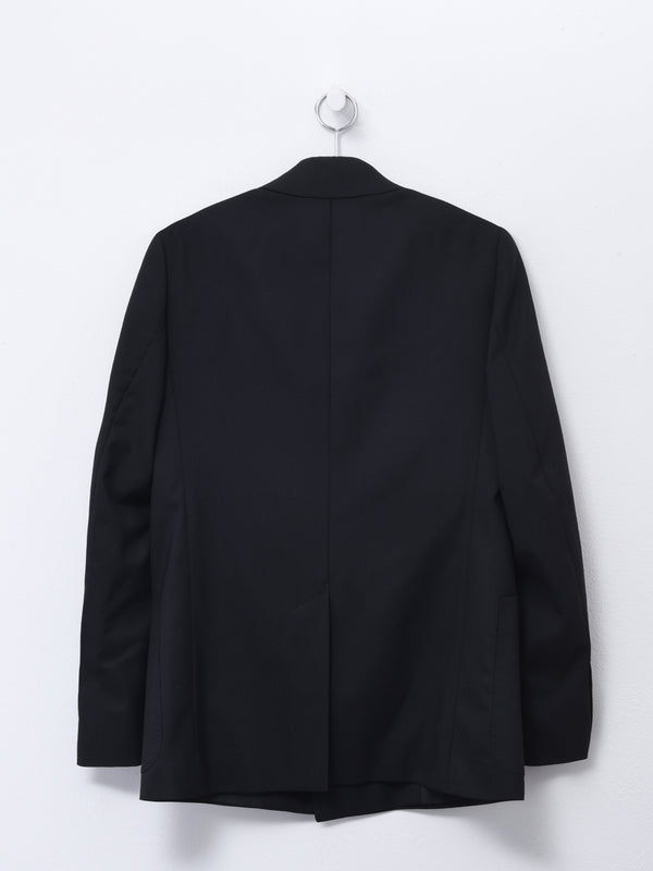 DOUBLE BREASTED JACKET_BLACK/001